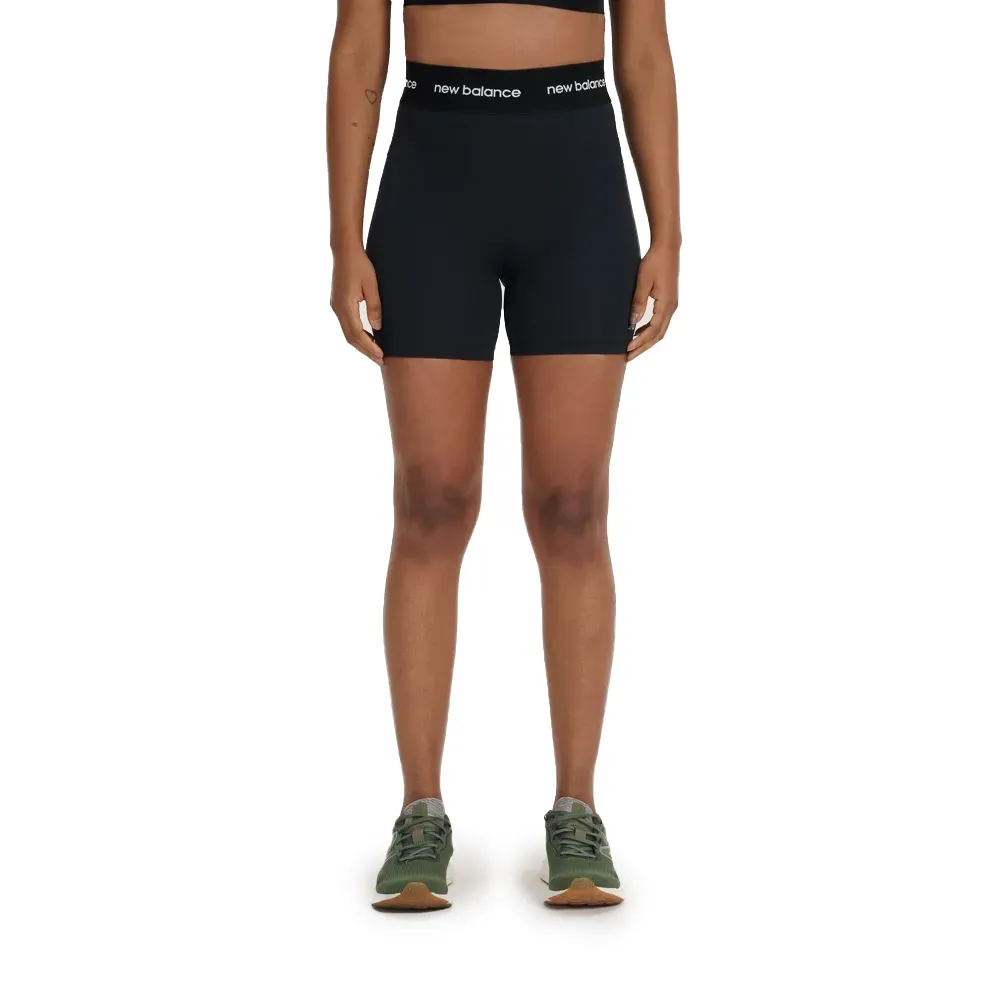 New Balance Bermuda WS51182B-BK F SPORT ESSENTIALS Preto Poliester -3-